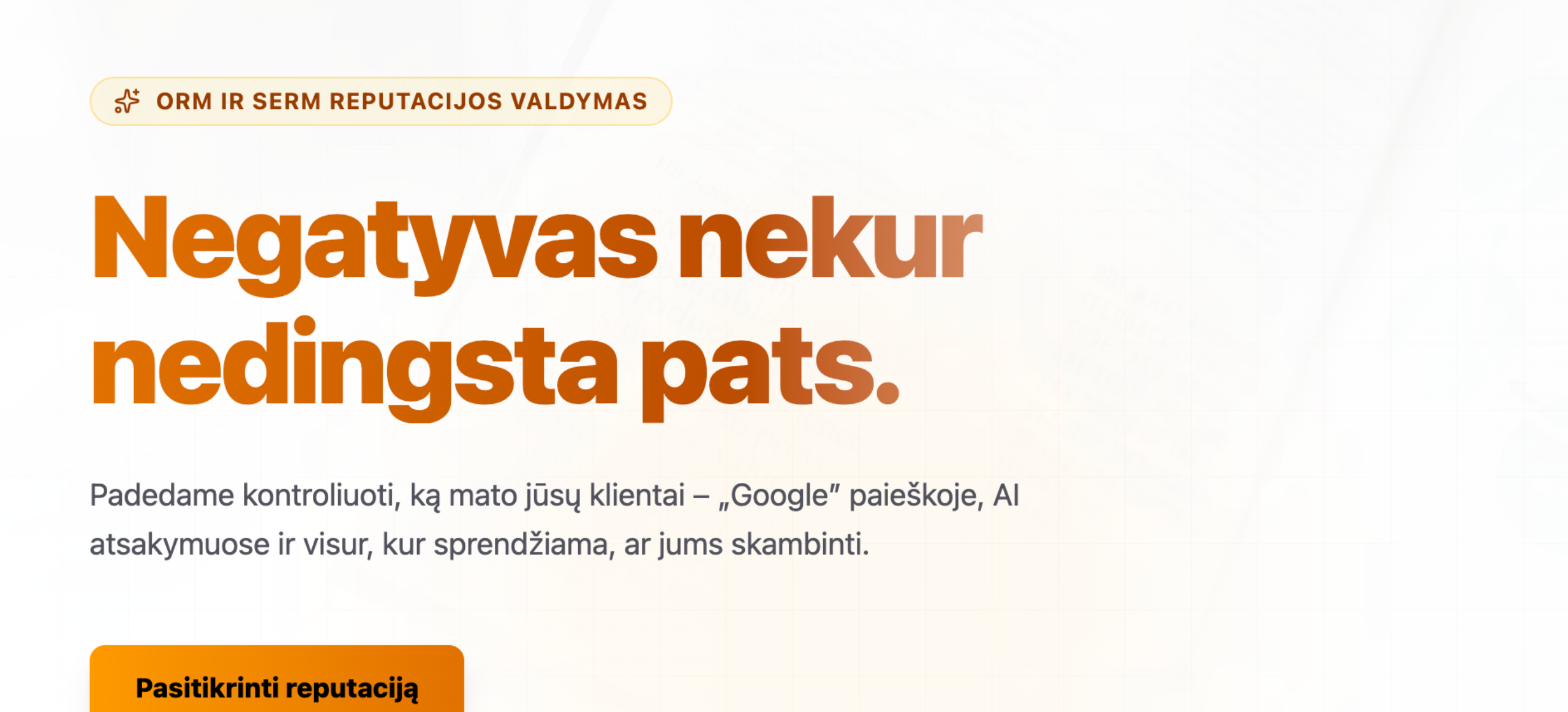 Reputacijos valdymas